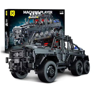 KIT DE BLOCOS DE MONTAR MACHINE PLAYER CAMINHÃO OFF-ROAD 6×6 COM CONTROLE REMOTO 1/8 3254 PEÇAS 66652